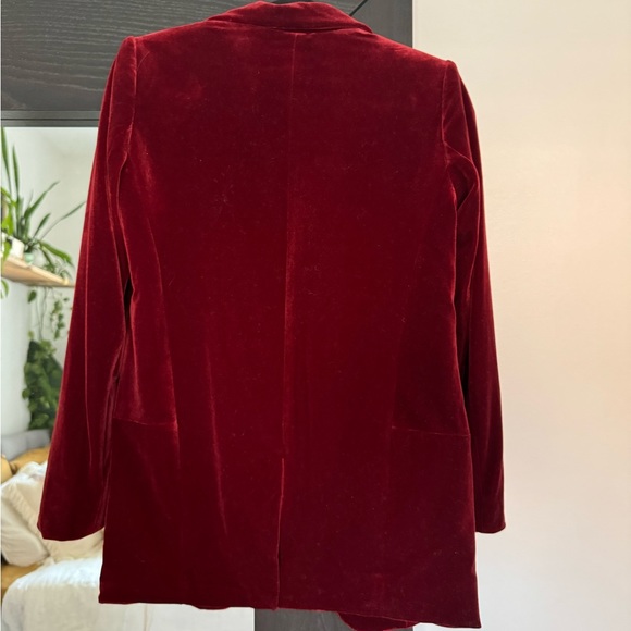 WHBM Velvet Blazer SIZE 0 NWT - Picture 4 of 7